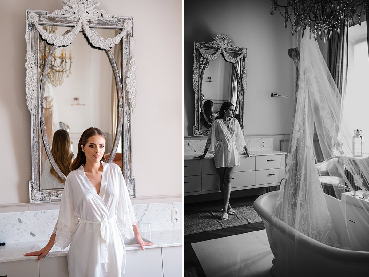 zdjęcia ślubne fotografia ślubna elegancki klasyczny glamour ślub Pałac Mała Wieś 5czwartych Agnieszka Rusinowska