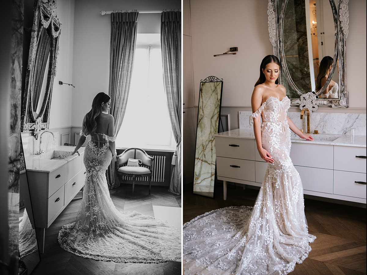 zdjęcia ślubne fotografia ślubna elegancki klasyczny glamour ślub Pałac Mała Wieś 5czwartych Agnieszka Rusinowska