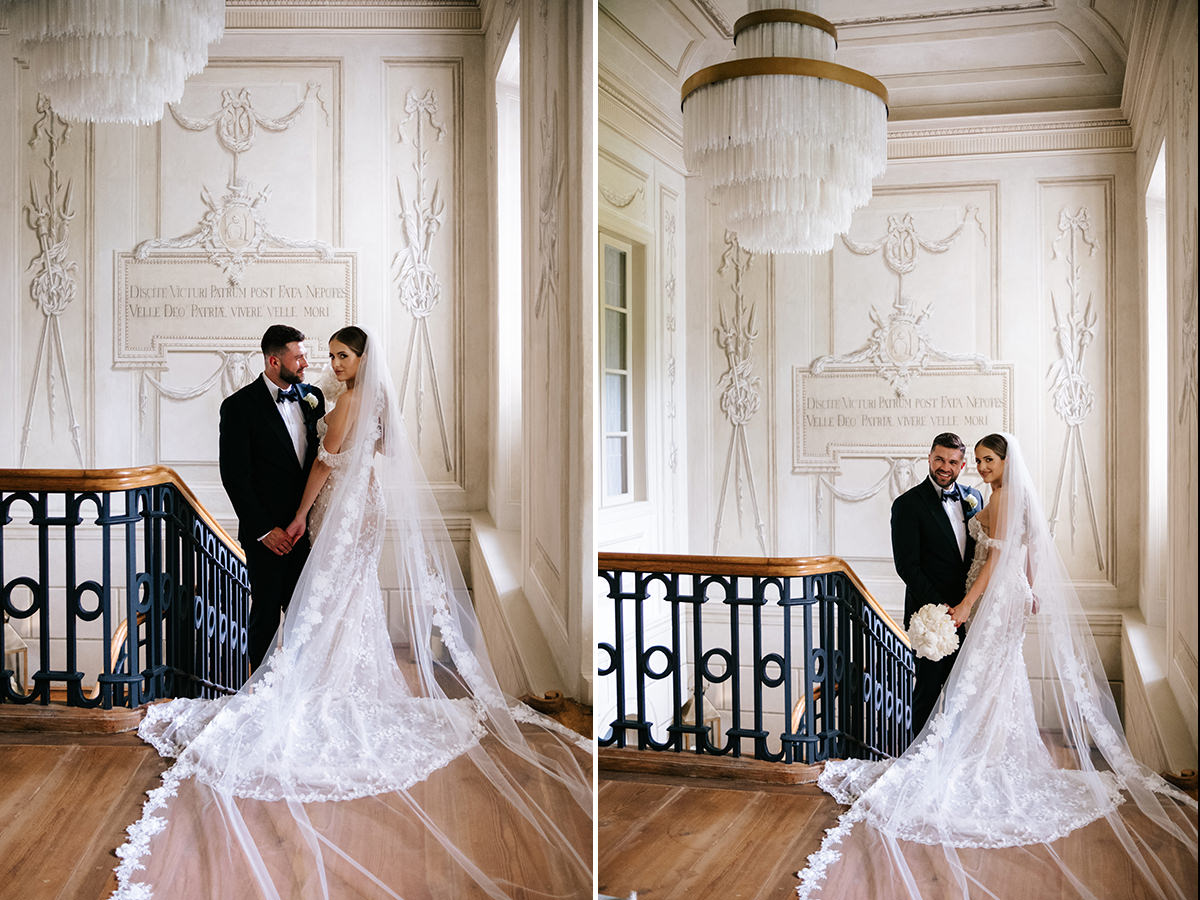 zdjęcia ślubne fotografia ślubna elegancki klasyczny glamour ślub Pałac Mała Wieś 5czwartych Agnieszka Rusinowska