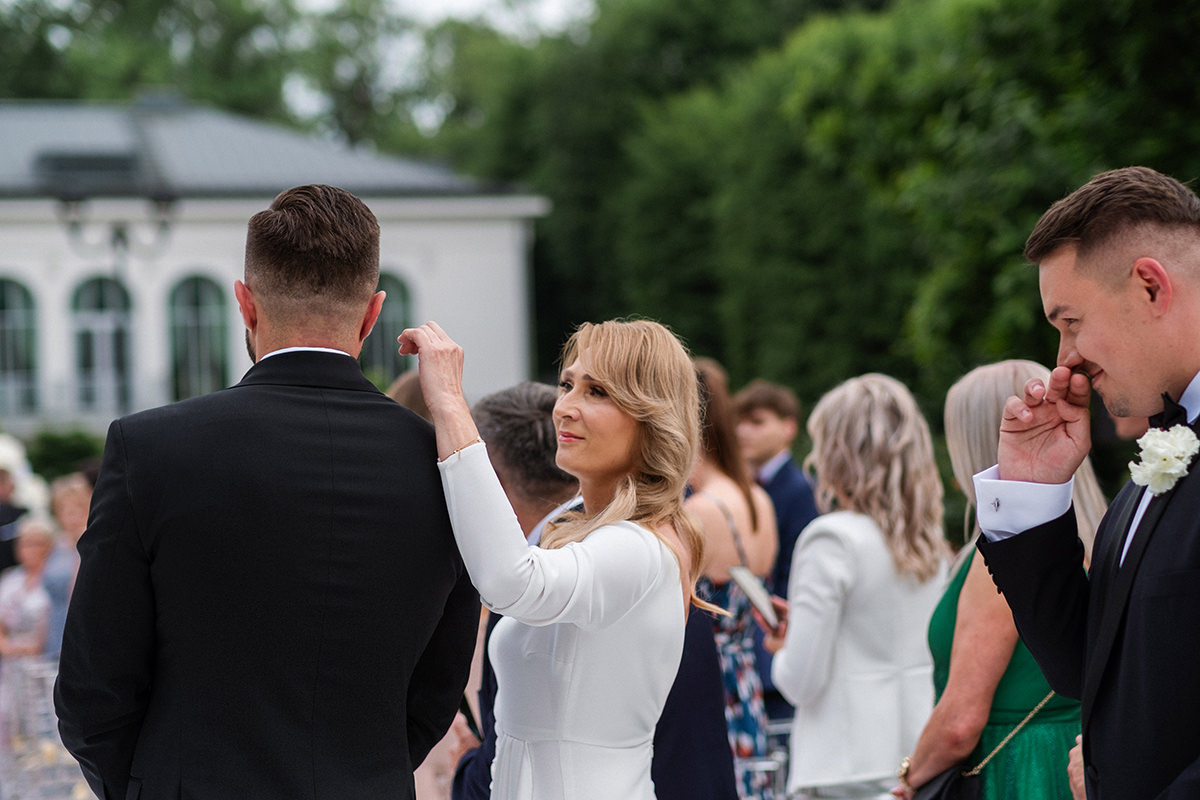 zdjęcia ślubne fotografia ślubna elegancki klasyczny glamour ślub Pałac Mała Wieś 5czwartych Agnieszka Rusinowska