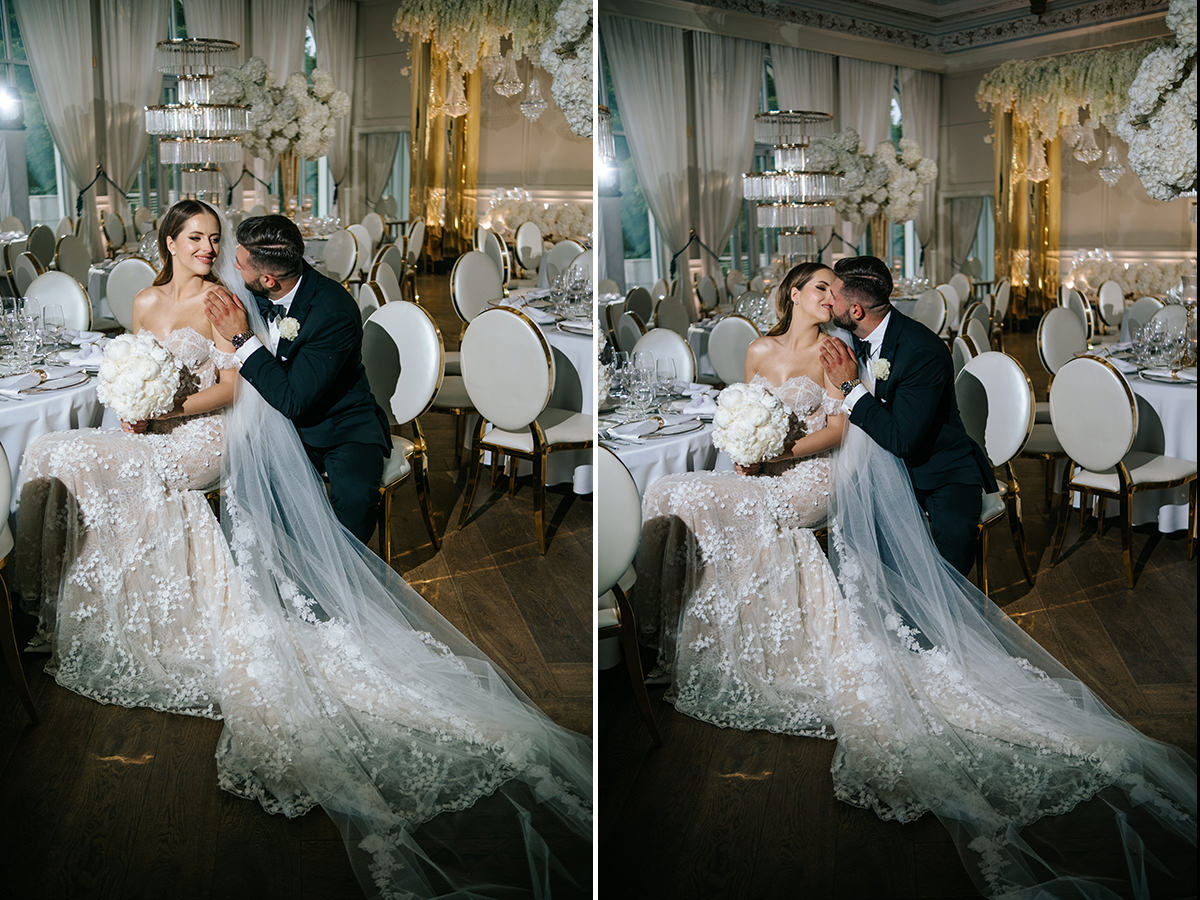 zdjęcia ślubne fotografia ślubna elegancki klasyczny glamour ślub Pałac Mała Wieś 5czwartych Agnieszka Rusinowska