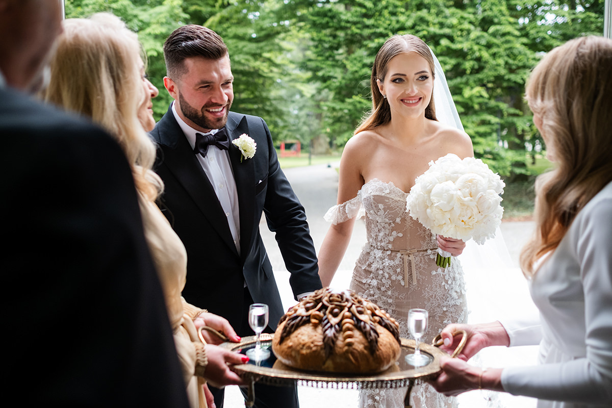 zdjęcia ślubne fotografia ślubna elegancki klasyczny glamour ślub Pałac Mała Wieś 5czwartych Agnieszka Rusinowska