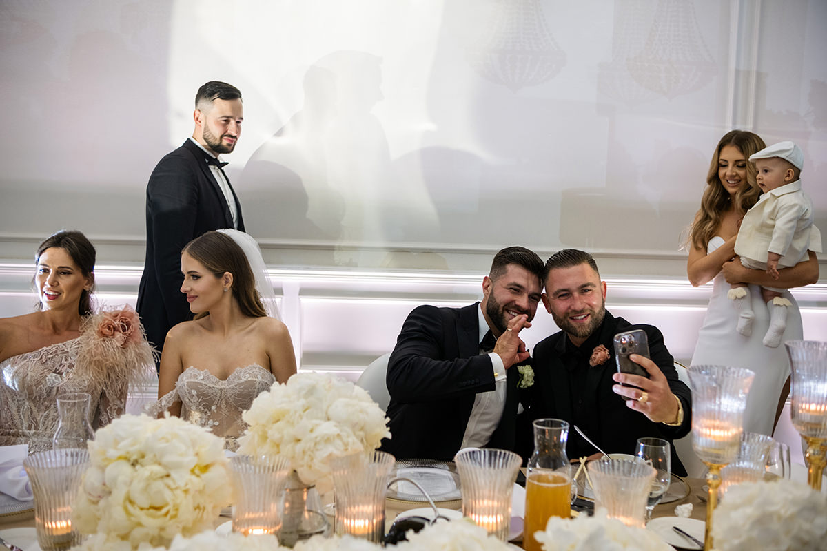 zdjęcia ślubne fotografia ślubna elegancki klasyczny glamour ślub Pałac Mała Wieś 5czwartych Agnieszka Rusinowska